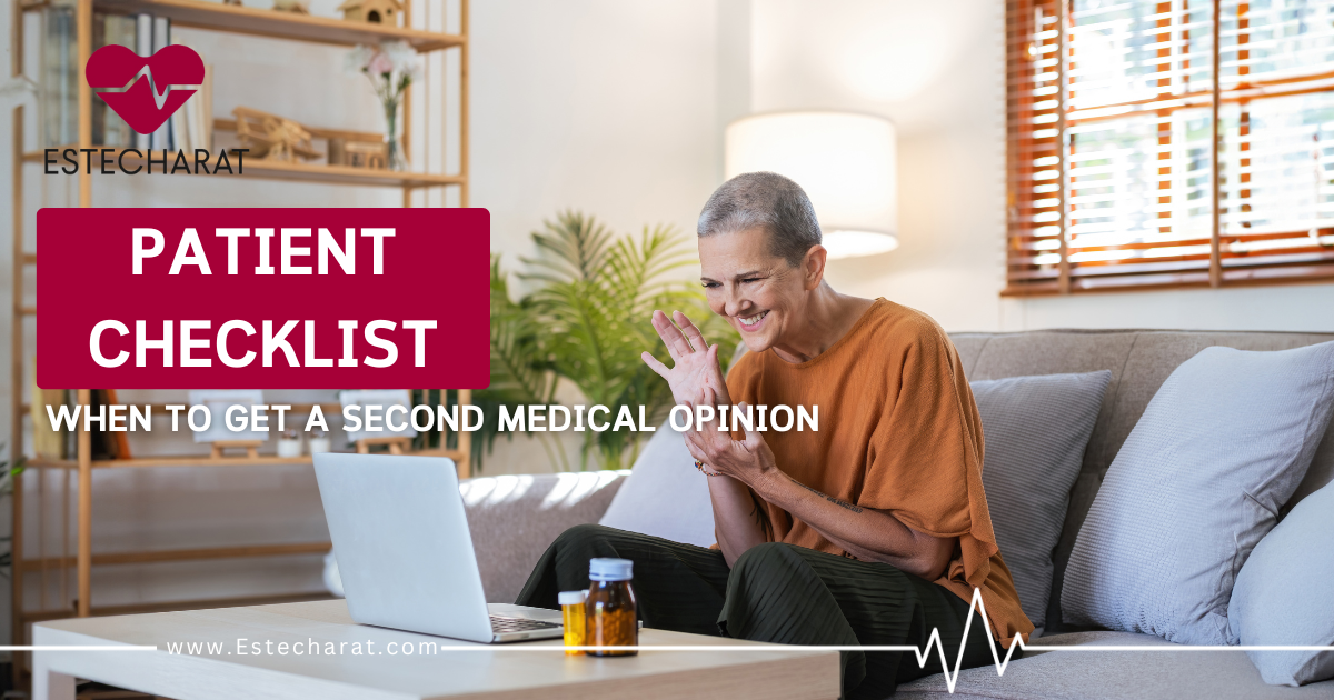 Patient checklist when seeking a second opinion